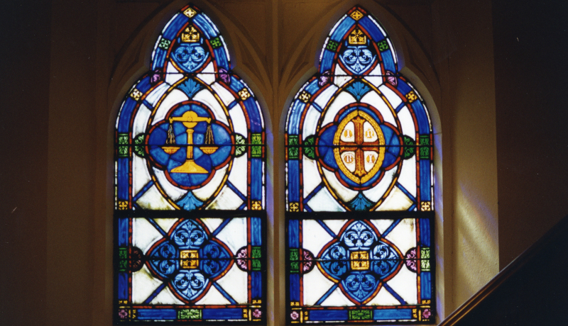 stained glass windows